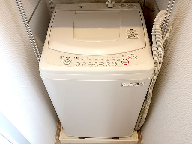 無印良品の白い生活家電「洗濯機」